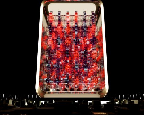 Colourful reef matrix in the fictional Coral Matrix Explorer mobile game
